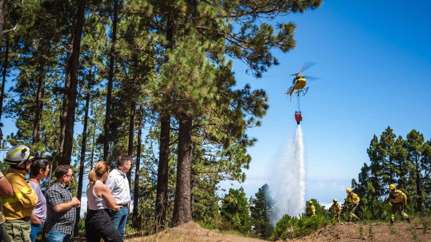 The Cabildo calls for prevention as the best weapon against fire in the mountains