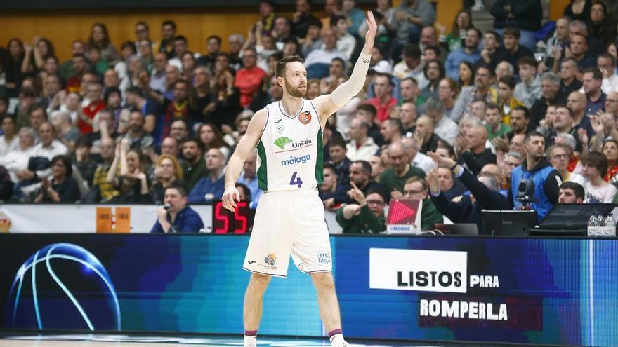 El Unicaja ultima un acuerdo con Tyler Kalinoski para renovar su contrato