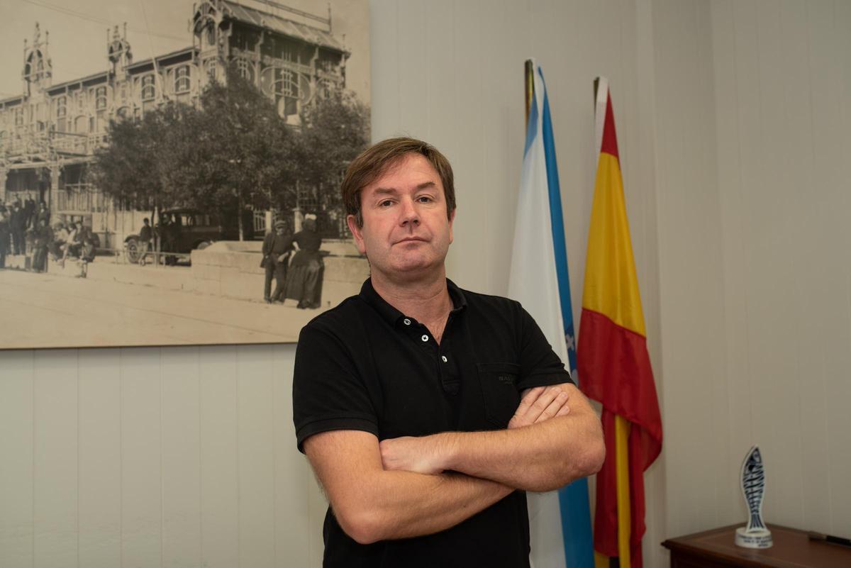 El alcalde de Sada, Benito Portela.