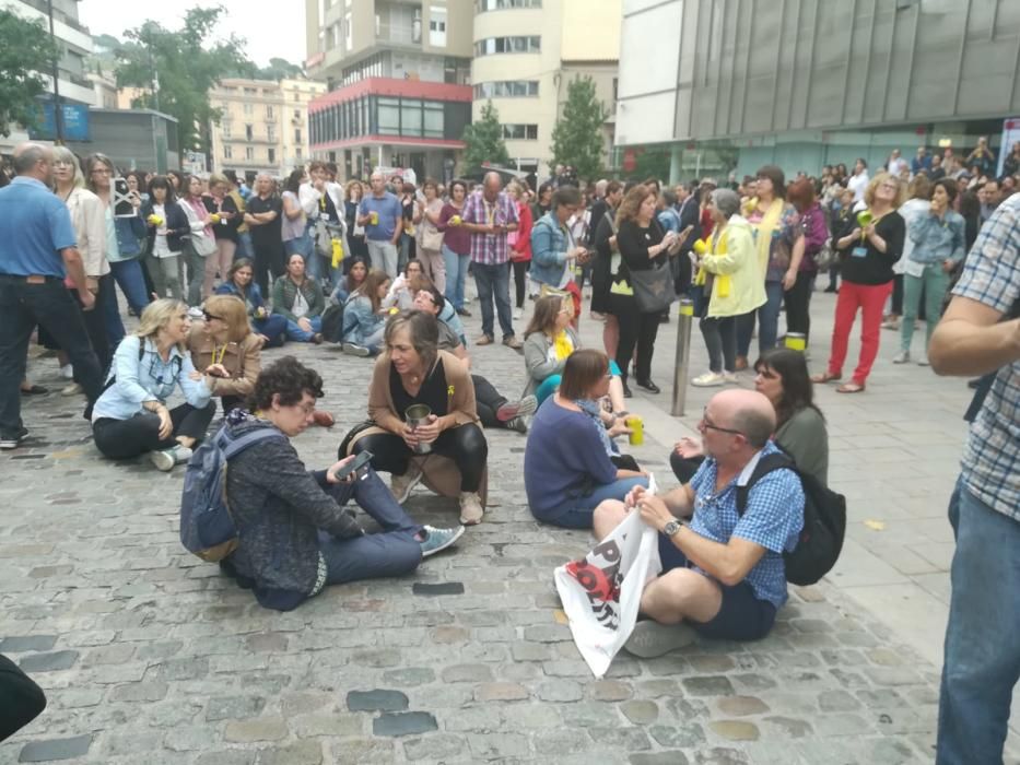 Concentracions a Girona en protesta per la sentència del procés