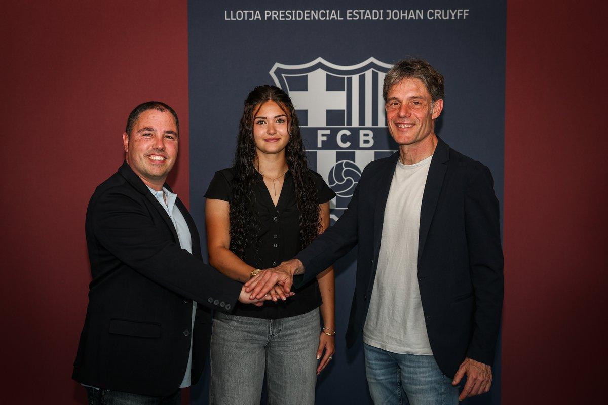 María Llorella renueva con el Barça hasta 2029
