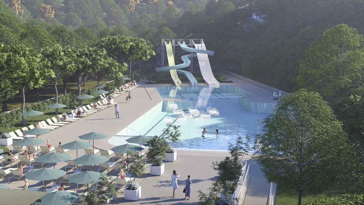 Recreaciones de cómo será el futuro parque acuático de la Vall d'Uixó