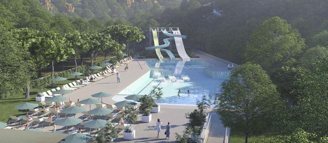 Recreaciones de cómo será el futuro parque acuático de la Vall d'Uixó