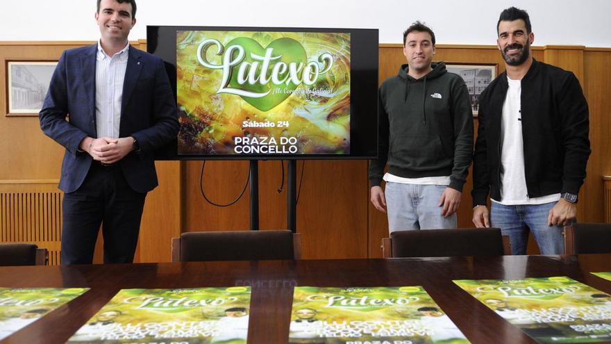Gonzalo Louzao, Carlos López e Andrés Vázquez, onte, presentando o evento. | Bernabé/ Javier Lalín