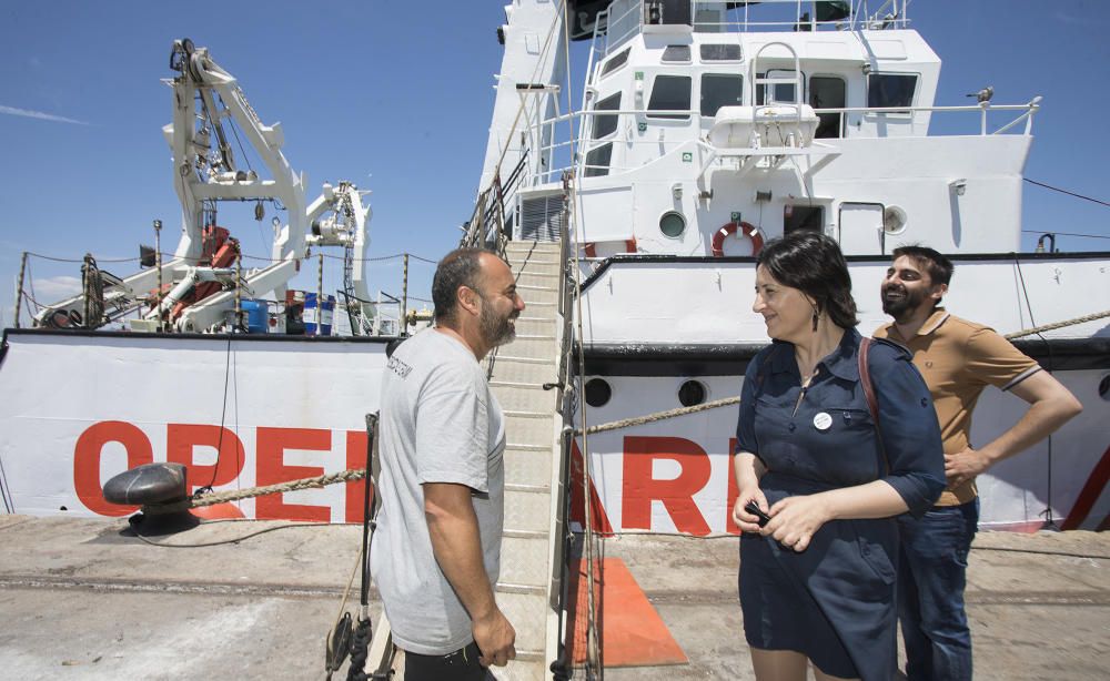 REPARACIÓN EN BORRIANA DEL BARCO OPEN ARMS