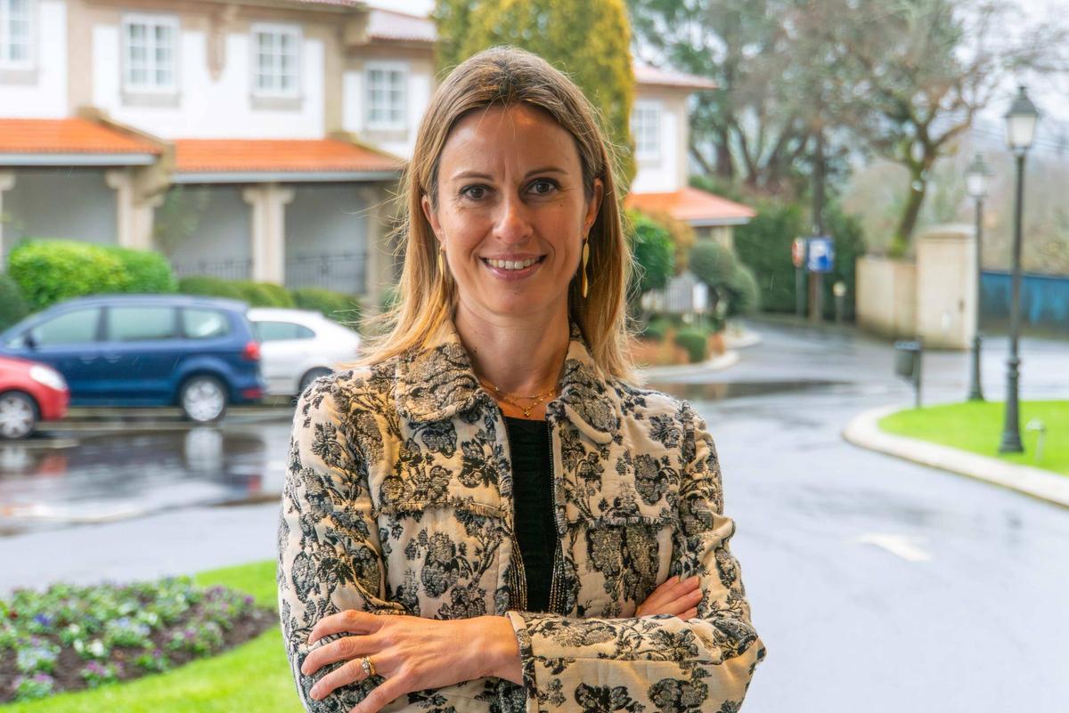 La candidata a rectora de la USC, Maite Flores