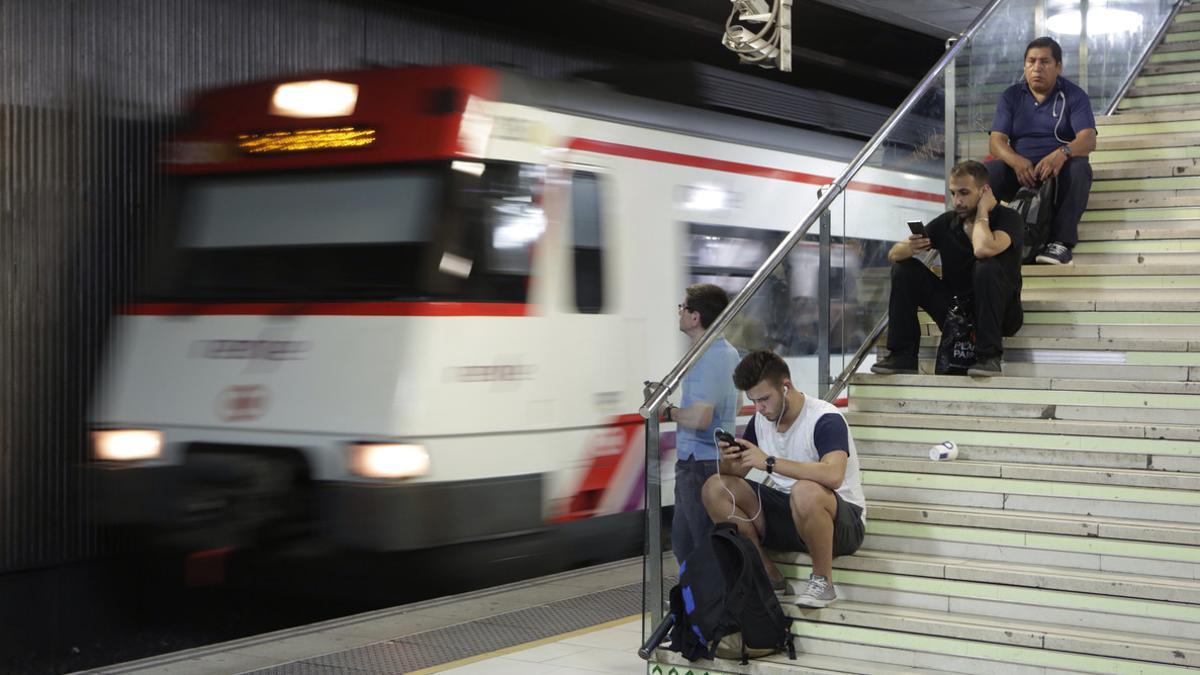 La estación de Renfe de plaza de Catalunya