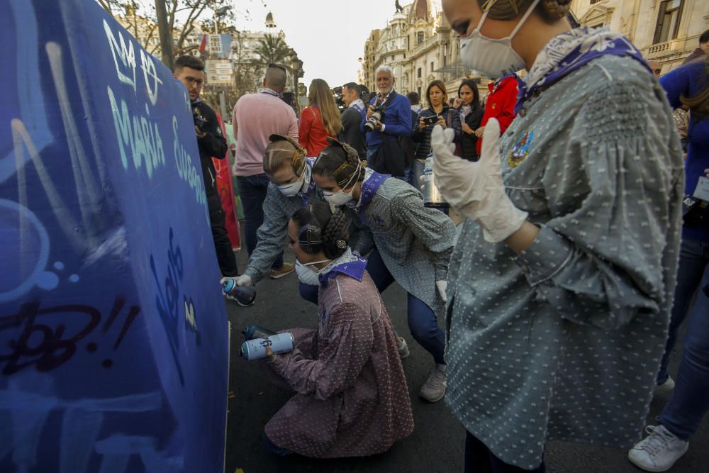 Proceso creativo de la falla municipal