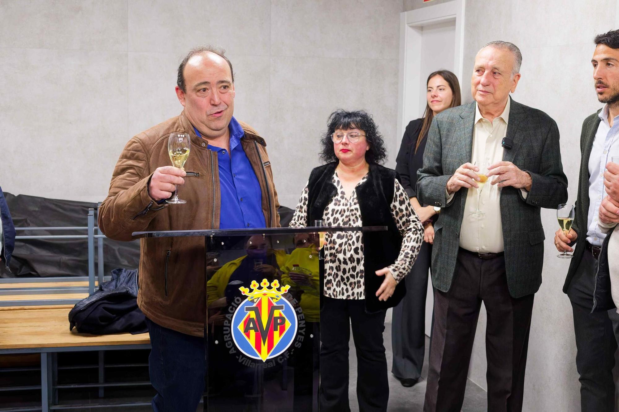 Galería | Las mejores imágenes del tradicional brindis del Villarreal tras confirmar su permanencia