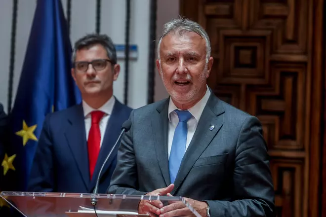 Ángel Víctor Torres viaja a Madrid para tratar la reconstrucción de La Palma
