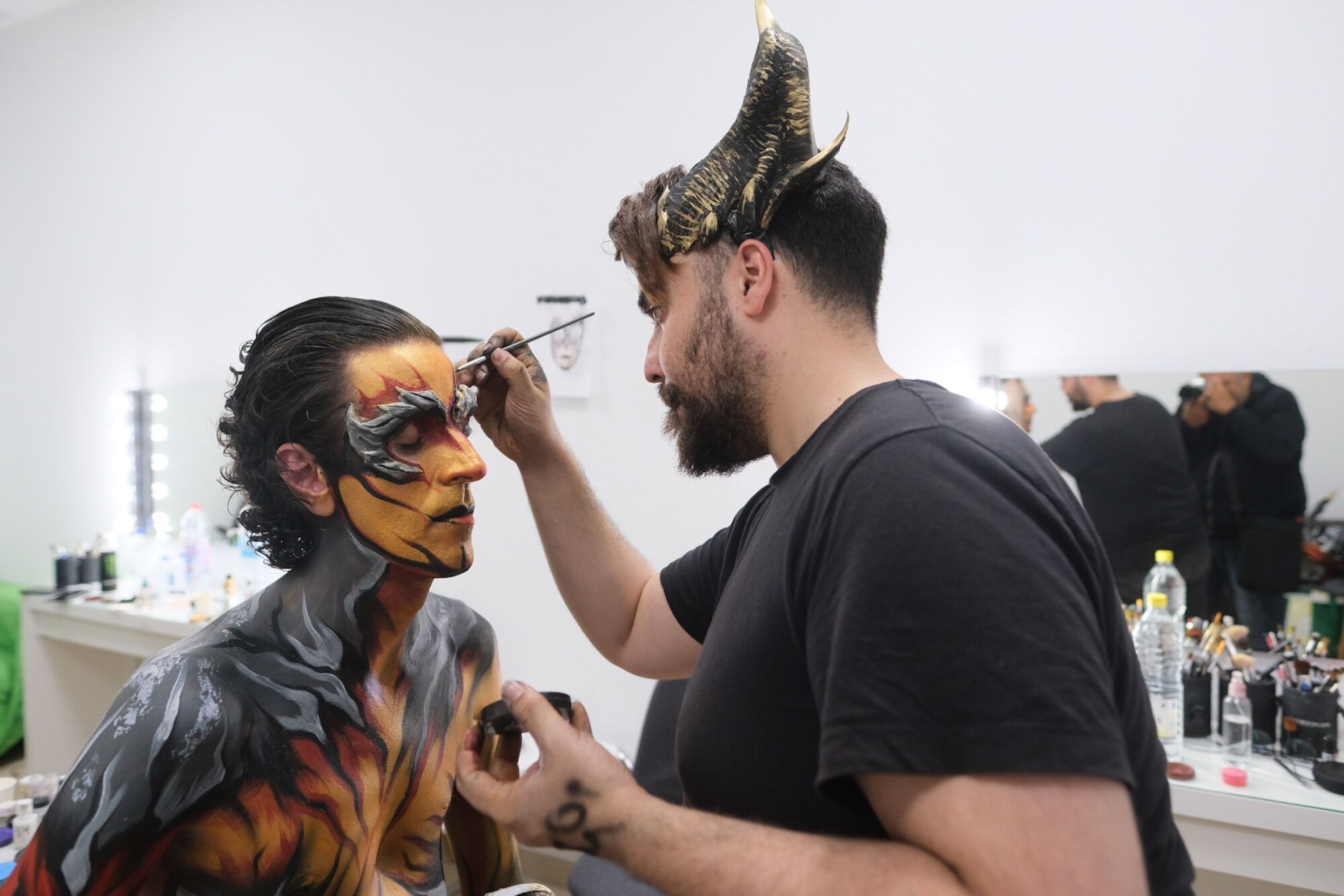 Preparación de la Suelta del Perro Maldito en Valsequillo 