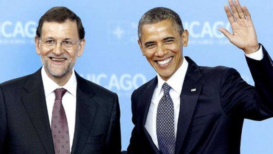 Obama y Rasmussen reciben a Rajoy