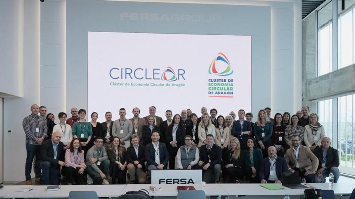 Acto de presentación del Clúster de Economía Circular de Aragón.