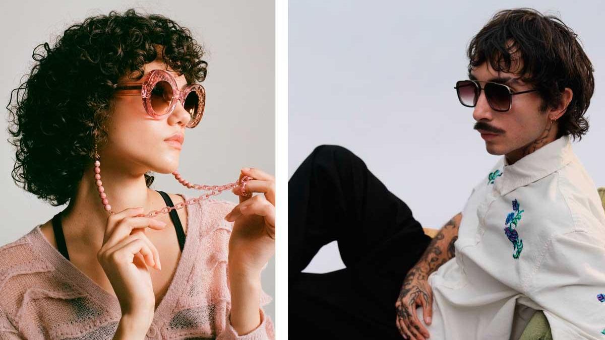 Zwei Sonnenbrillen-Modelle von Einstoffen: „Haute Couturier“ (269 Euro) und „Sonnenjäger“ (198 Euro), mehr Infos auf einstoffen.com.