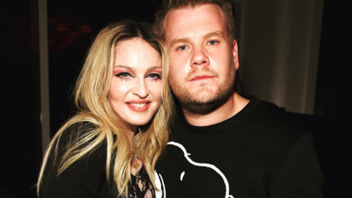 Madonna y James Corden