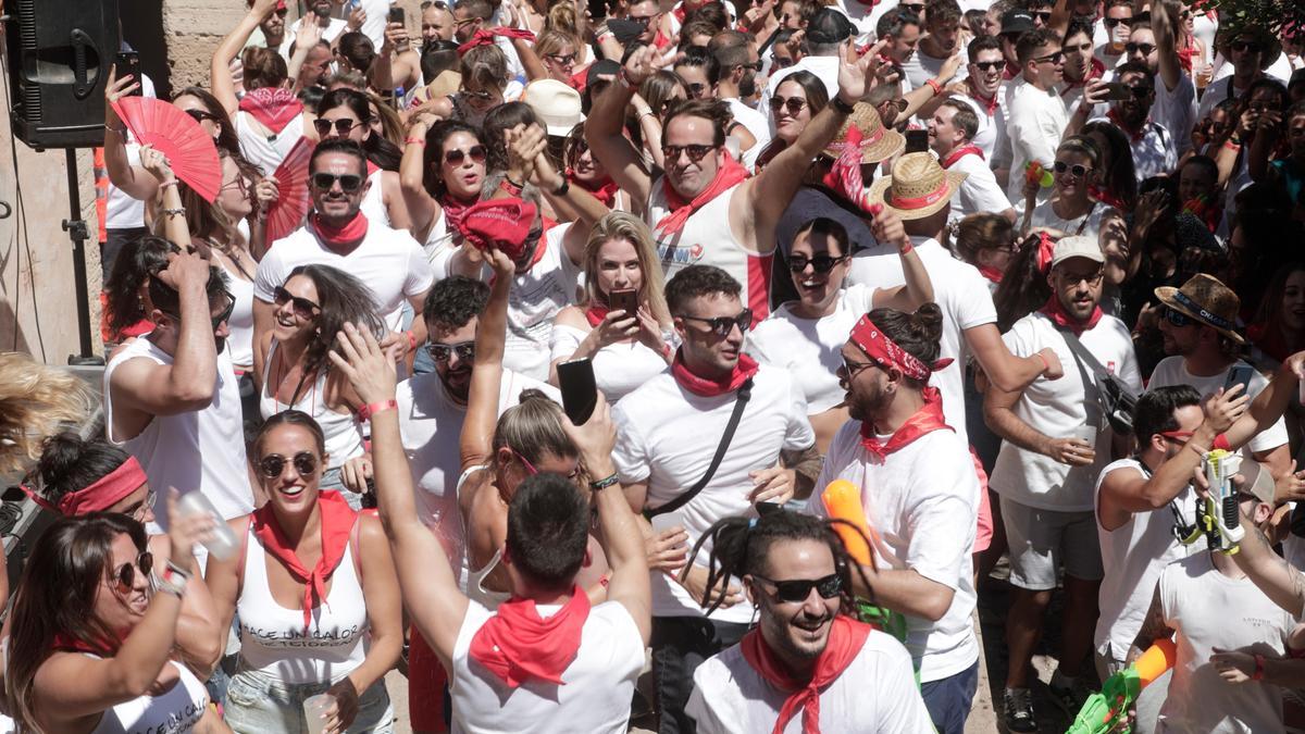 El chupinazo de San Fermín, este mediodía en Sa Possessió.