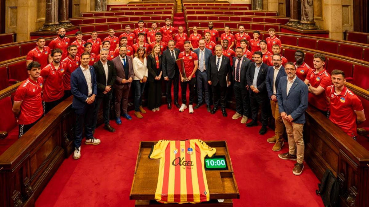 El Sant Andreu, en el Parlament de Catalunya