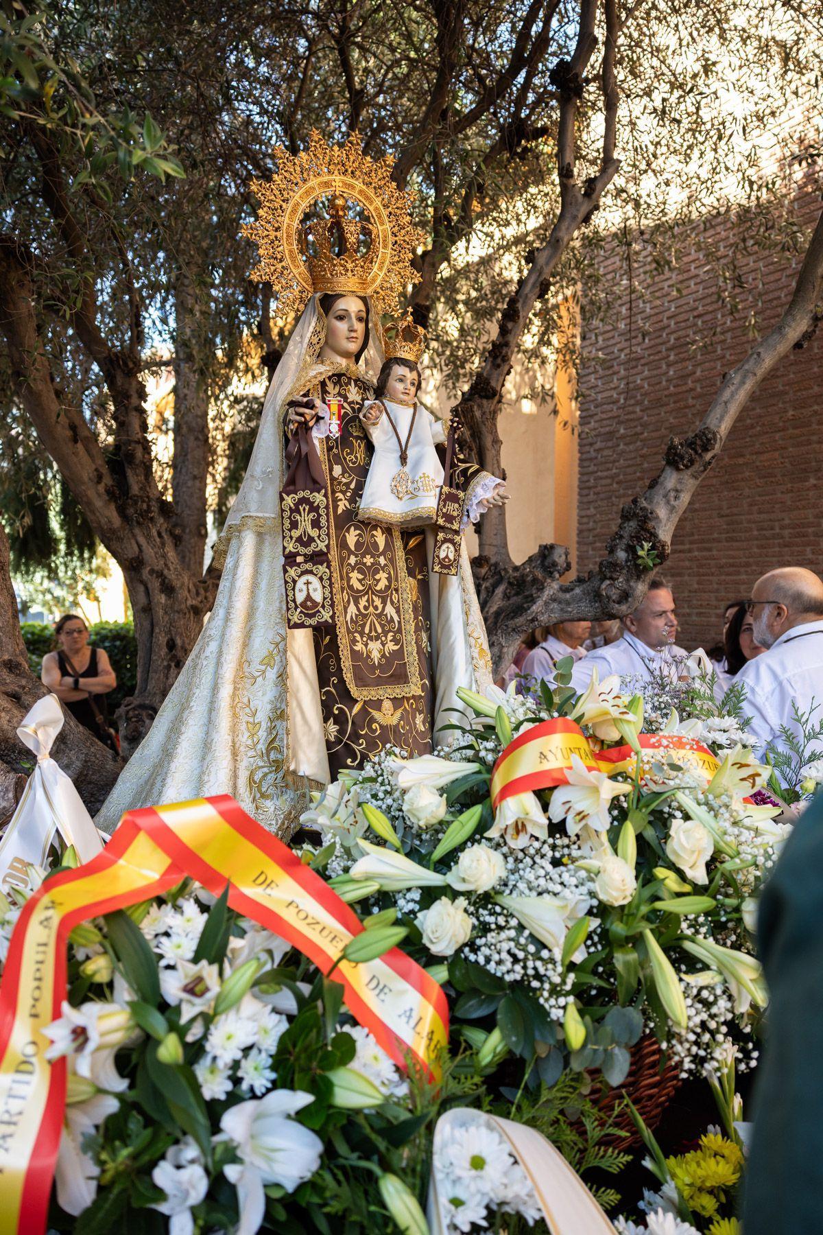 Procesión de la Virgen del Carmen en Pozuelo de Alarcón