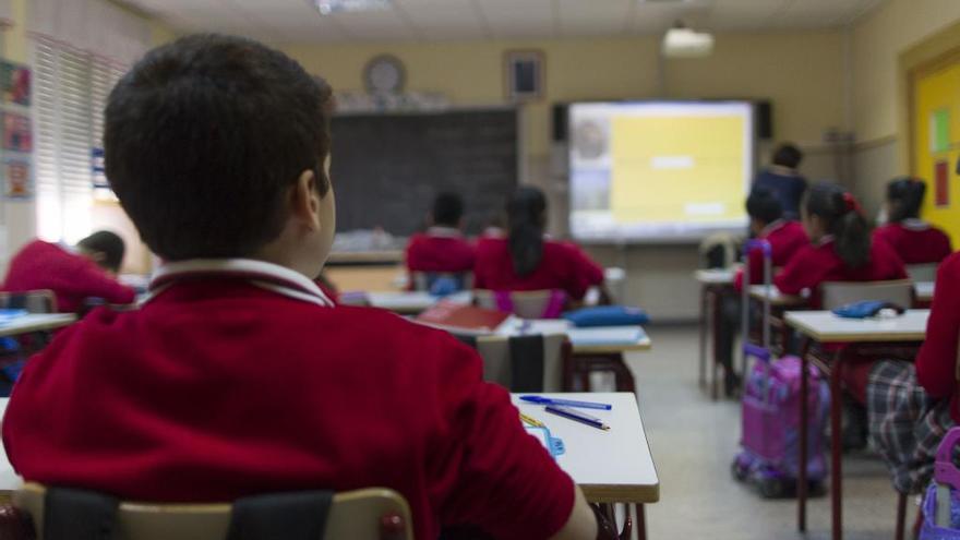 Alumnado de una clase de Primaria.