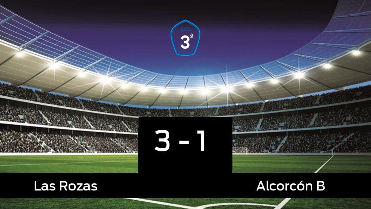 Triunfo de Las Rozas por 3-1 frente al Alcorcón B