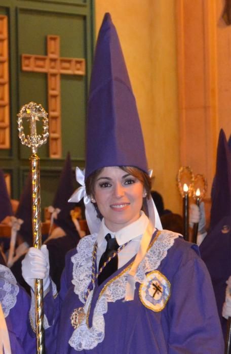 Rebeca Pérez es desde hace 4 años Regidora Menor del Paso de la Piedad de la Cofradía del Santísimo Cristo de las Misericordias de Los Garres.