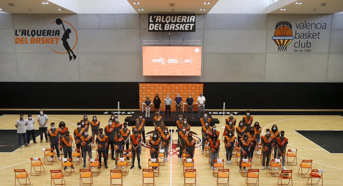 Cadetes de la cantera del Valencia Basket