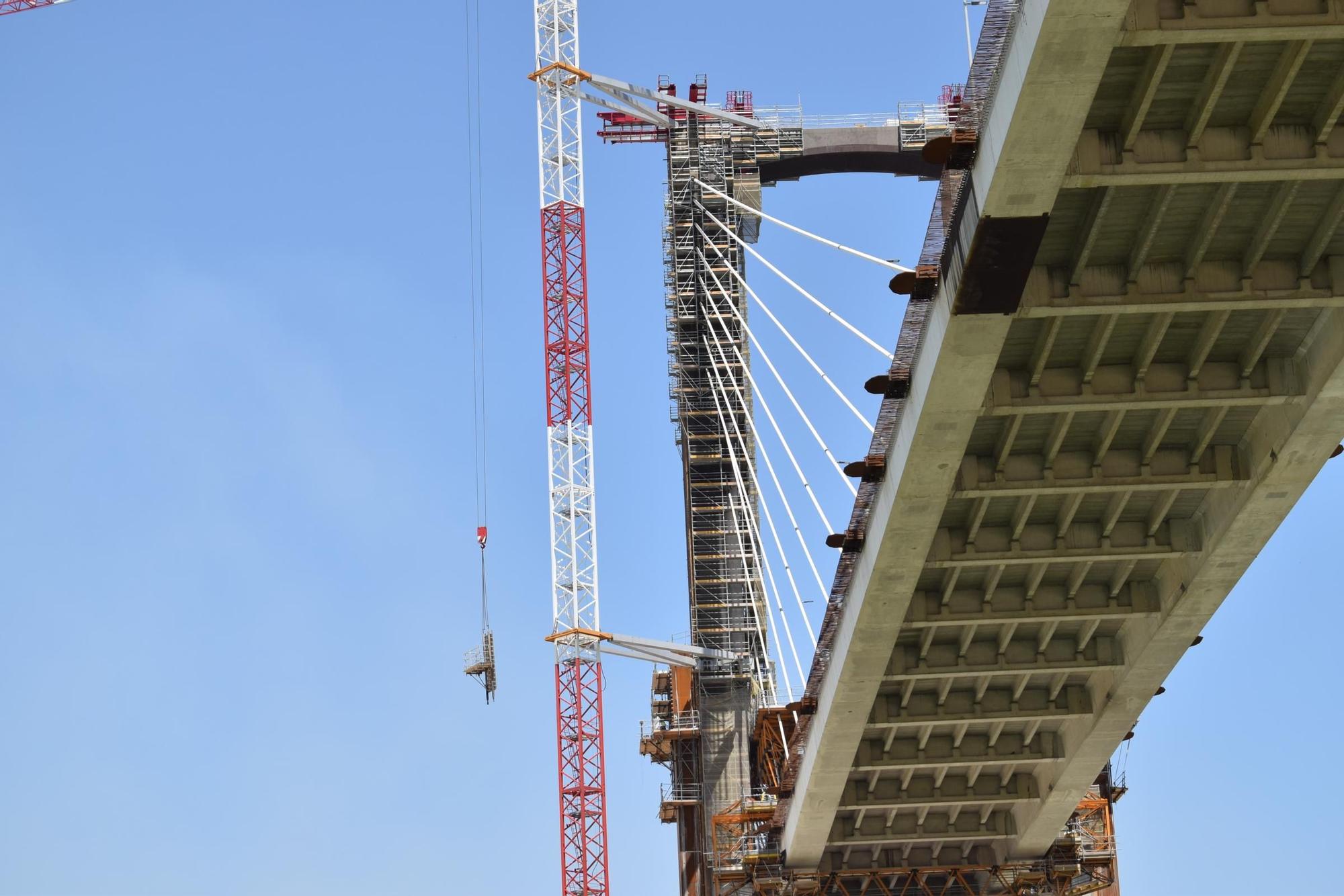 Puente del Centenario en obras