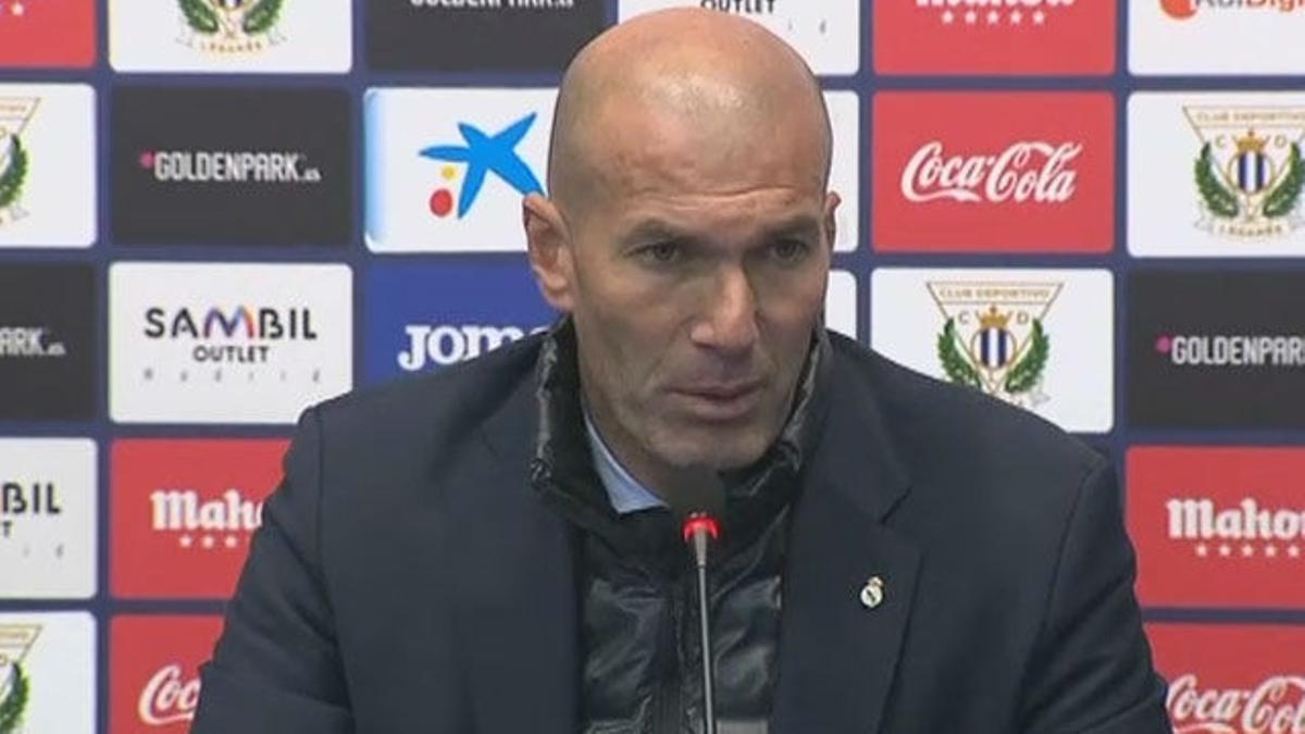 Zidane: Las cosas nos salen porque lo estamos haciendo bien