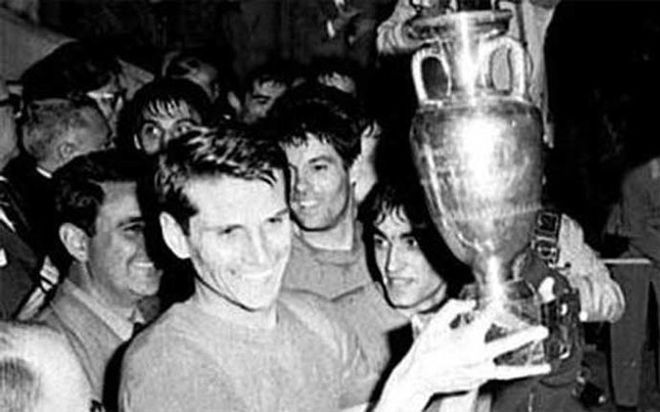 Facchetti fue el capitán de la selección italiana en la Eurocopa de 1968
