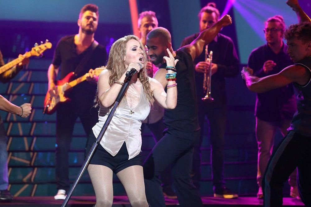 Anabel Alonso imita a Paulina Rubio en TCMS
