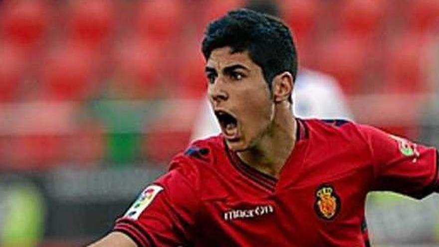 Asensio, amb la samarreta del Mallorca.