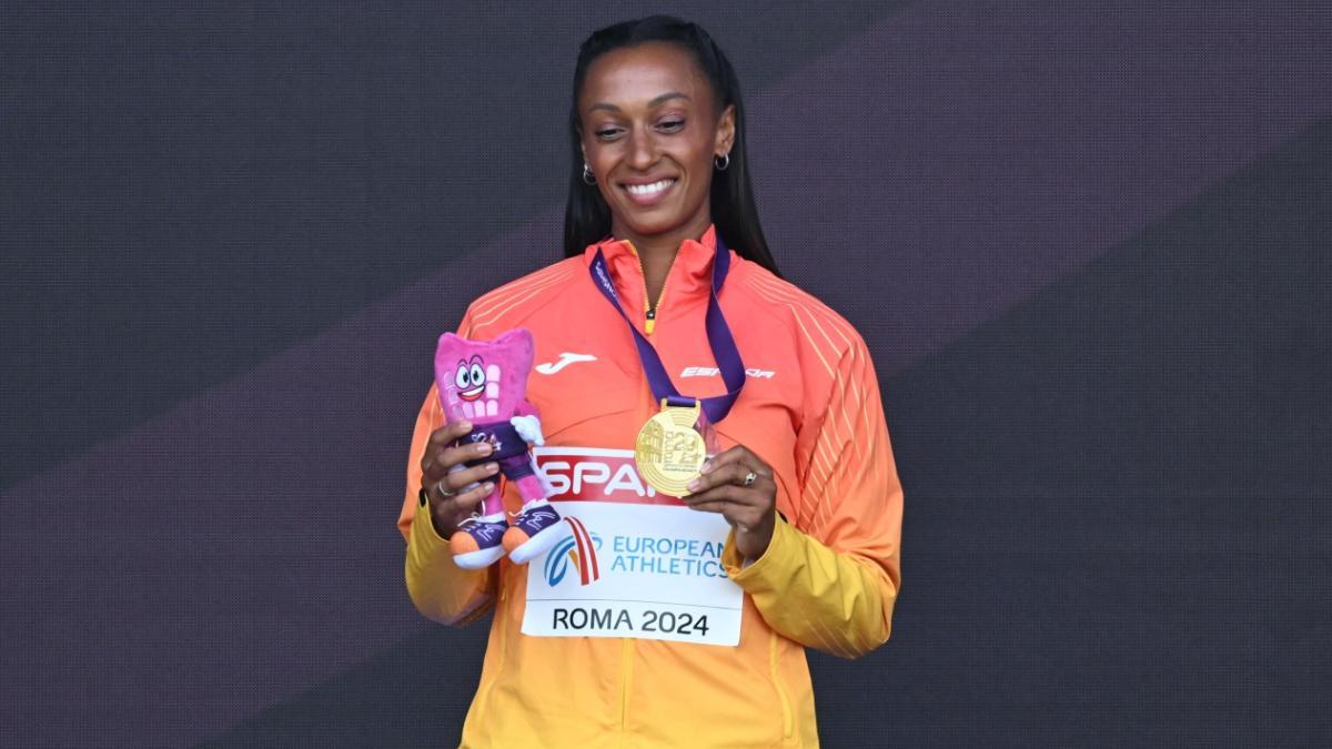 Ana Peleteiro-Compaoré, con su oro en triple en los Europeos