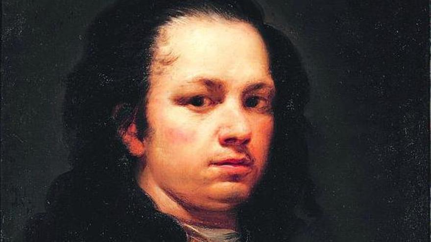 Autorretrato de  Francisco de Goya.