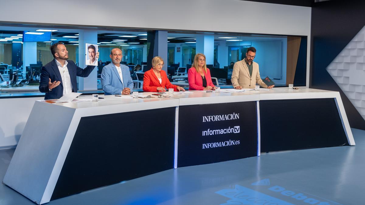 Debate en Información TV de los alcaldables por Alicante con la no asistencia de Barcala