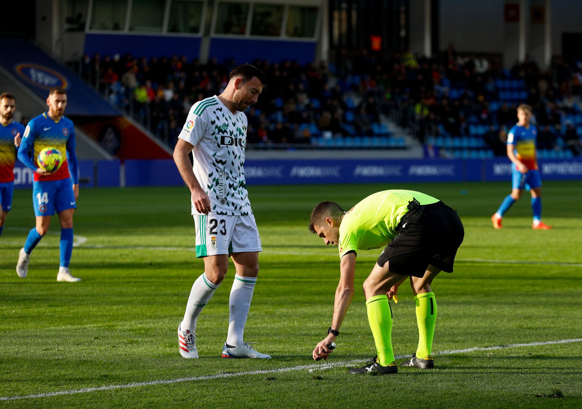 EN IMÁGENES, El partido entre el Andorra y el Real Oviedo