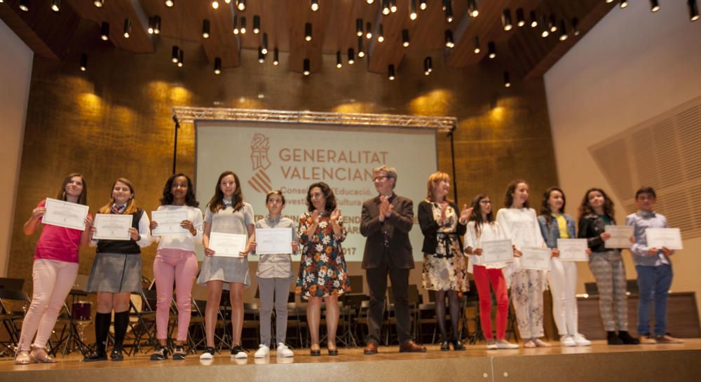 Estos son los alumnos de matrícula de honor de Primaria en la provincia de Alicante