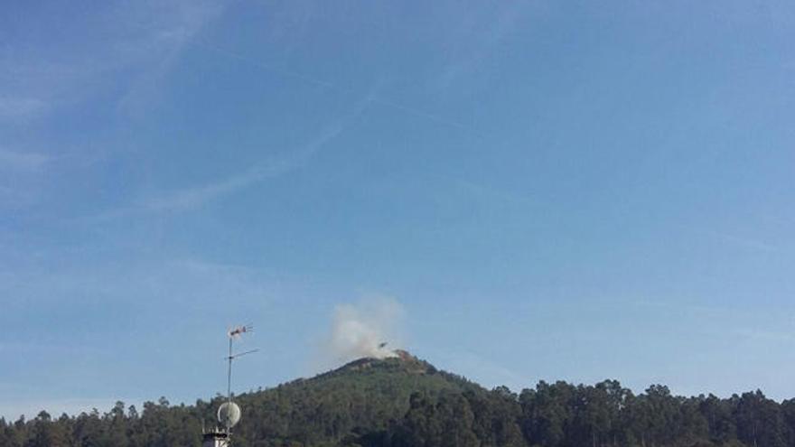 Incendio forestal en A Peneda