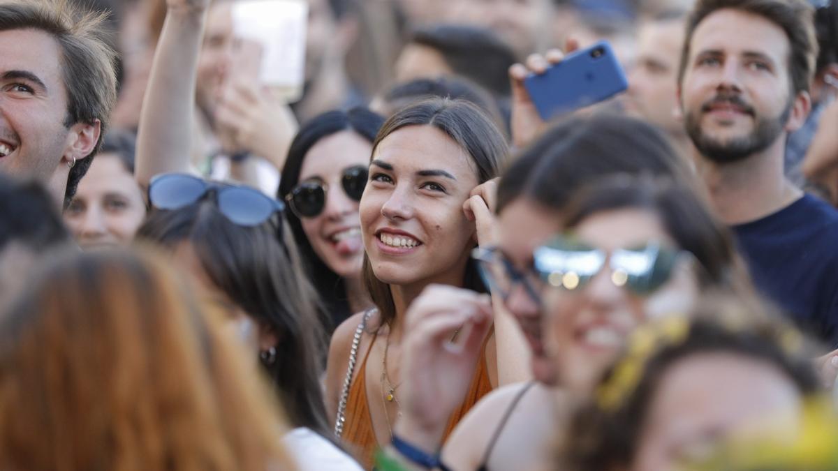 Asistentes al Festival de les Arts de 2019 en València.