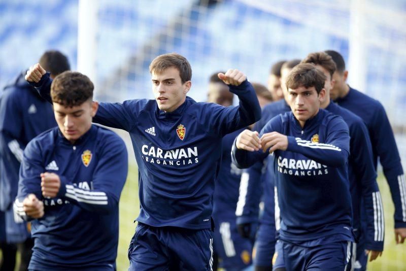 Entrenamiento del Real Zaragoza, 24 de noviembre