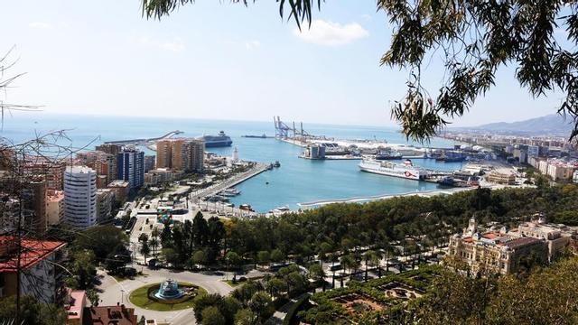 Vistas del Puerto de Málaga en una imagen de archivo