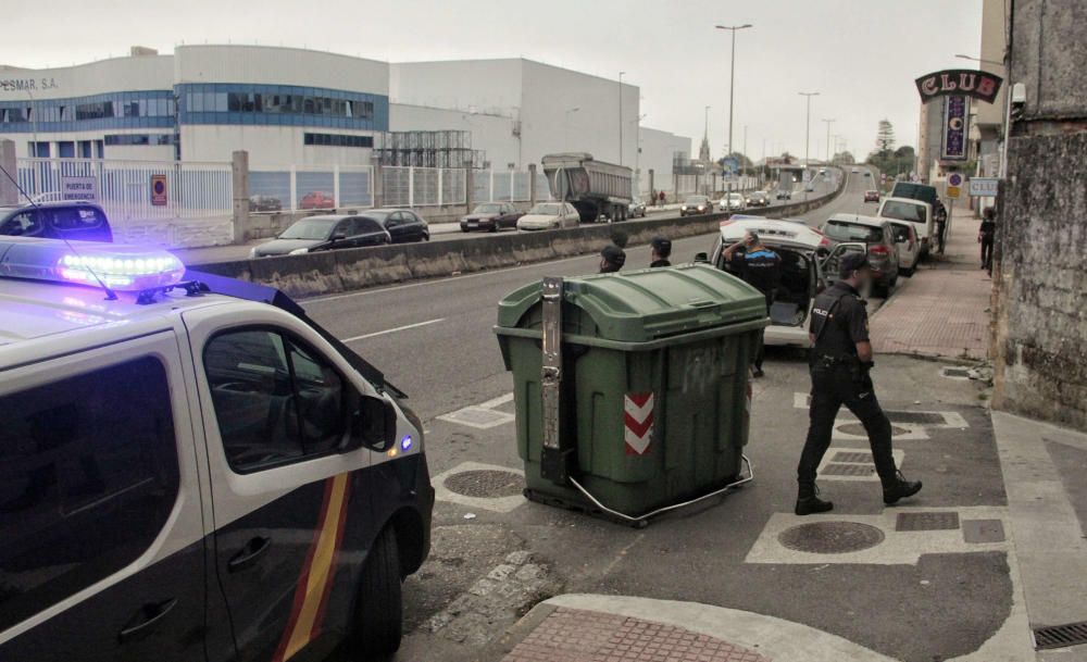 Sucesos | Cinco detenidos en una operación antidroga entre Pontevedra y Marín