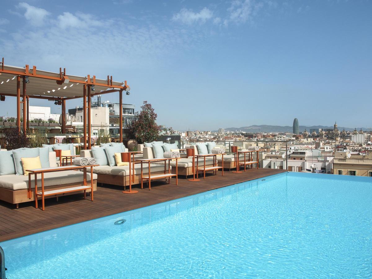 La piscina infinity de La Terraza.