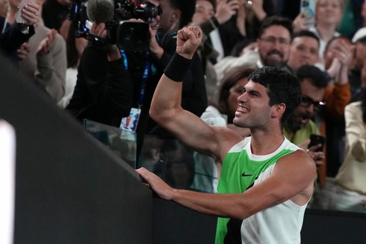 Alcaraz/Las mejores imágenes del Alcaraz–Djokovic, la final del Open de Australia
