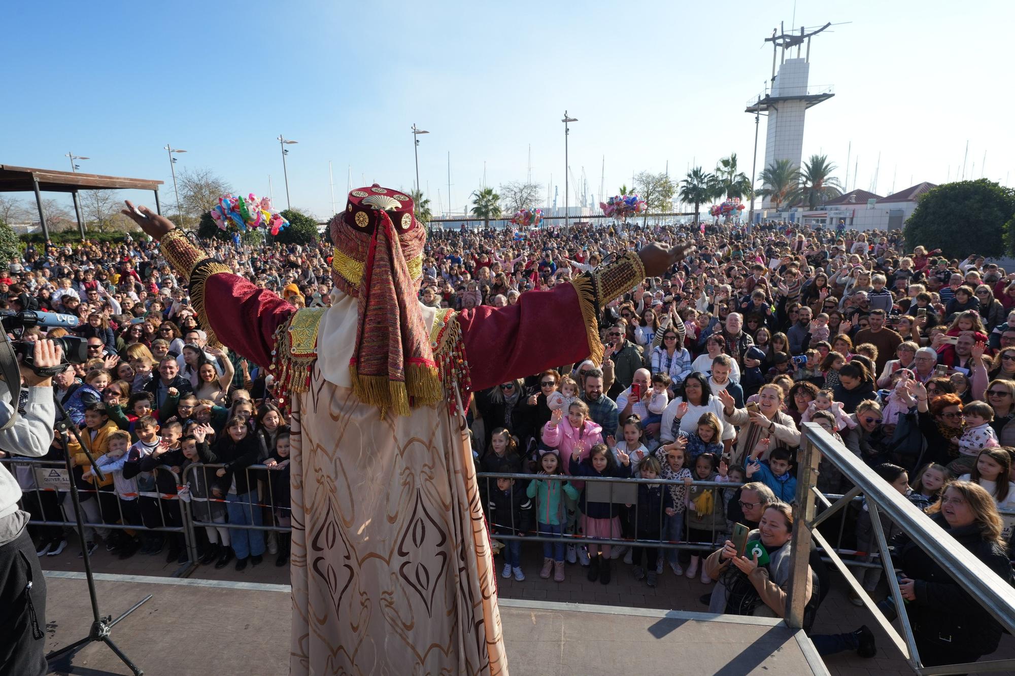 Las mejores imágenes de la llegada de los Reyes Magos a Castellón