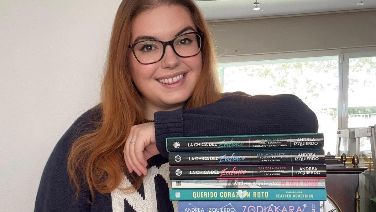 La escritora Andrea Izquierdo ha publicado ya 14 libros.