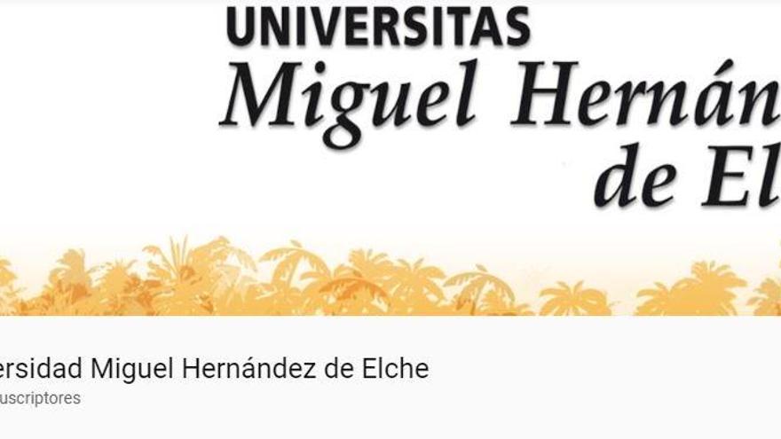 Canal de Youtube de la universidad