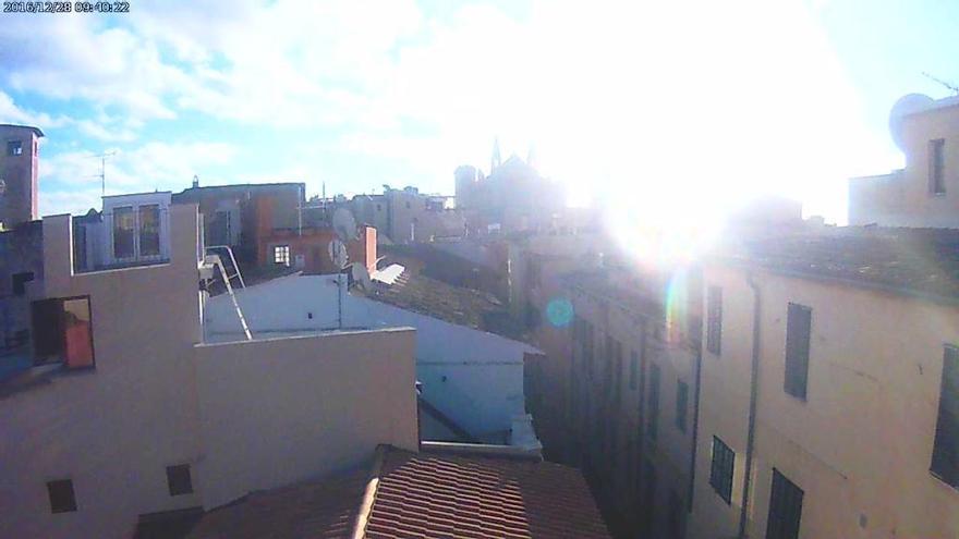 Sonne über Palma am Mittwoch (28.12.).