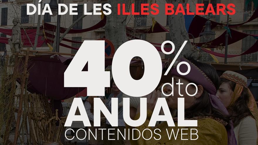 Promoción por el Día de les Illes Balears: suscríbete un año por solo 20,99 euros