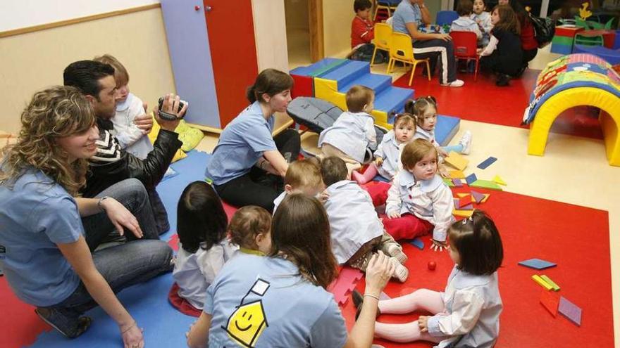 Xornada de adaptación na escola da rúa Palencia de Vigo. // José Lores