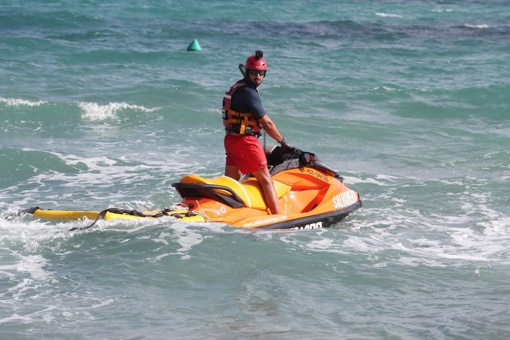 Simulacro de rescate en Cabo de Palos